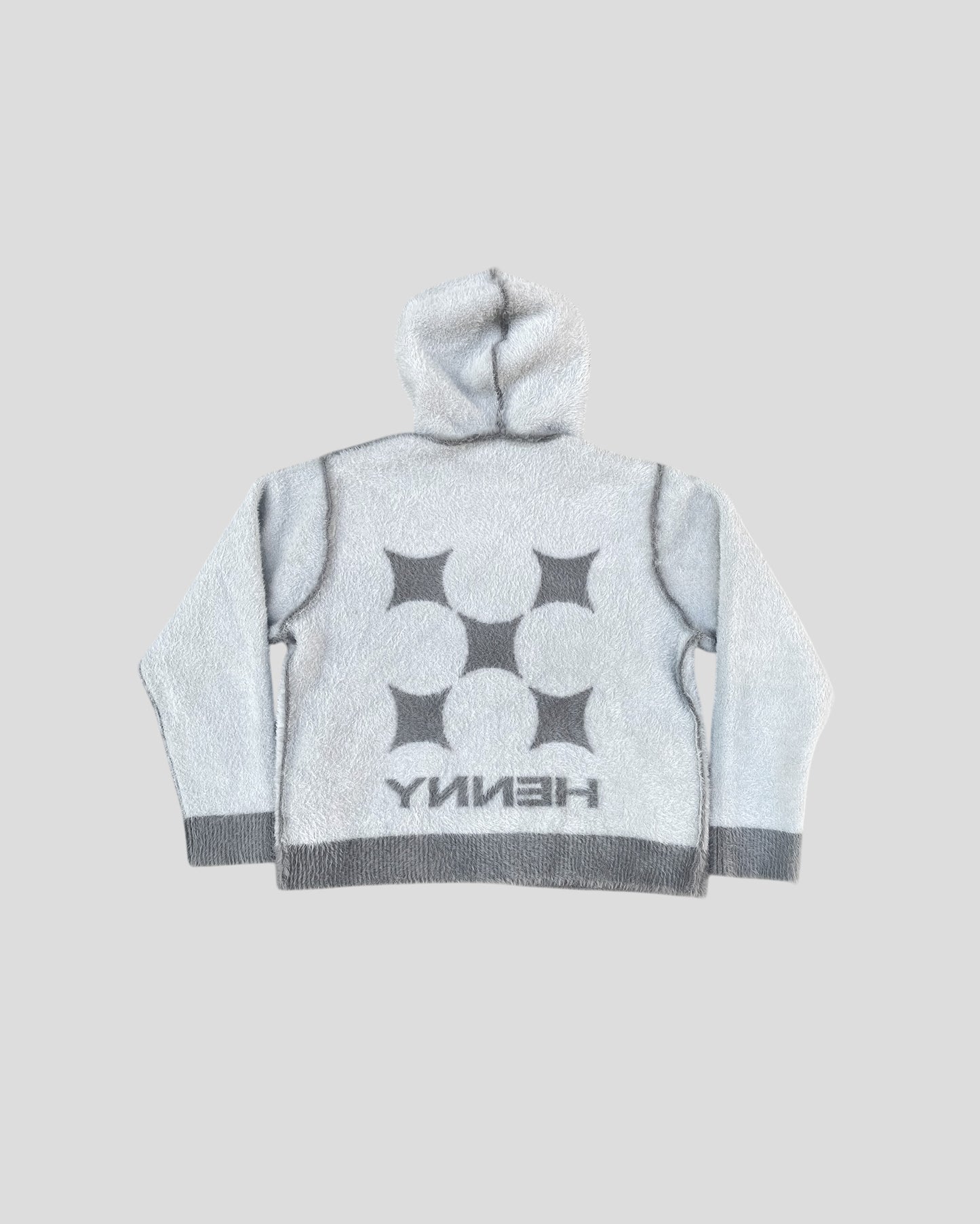 MOHAIR GREY JACKET REVERSIBLE