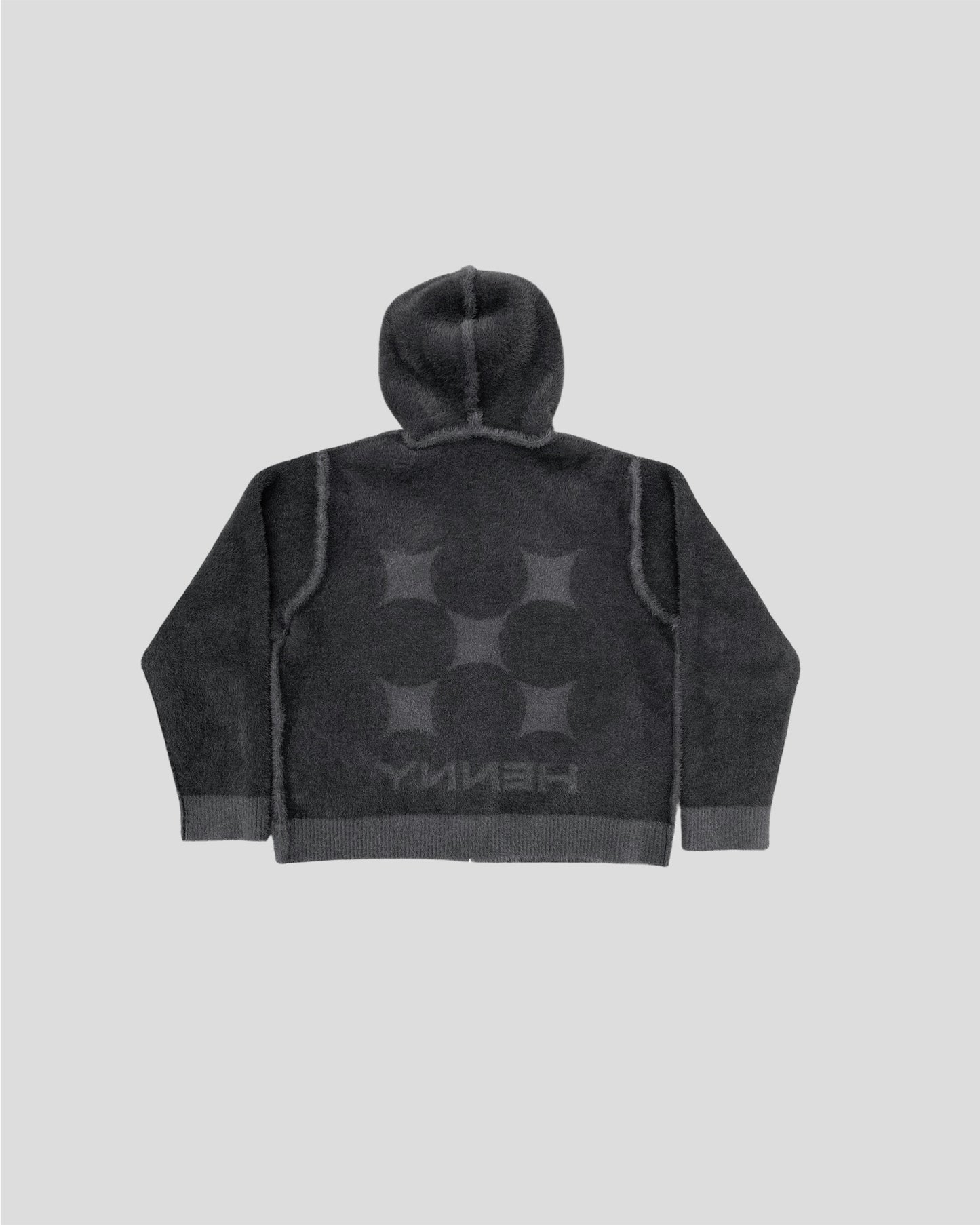 MOHAIR DARK GREY REVERSIBLE JACKET