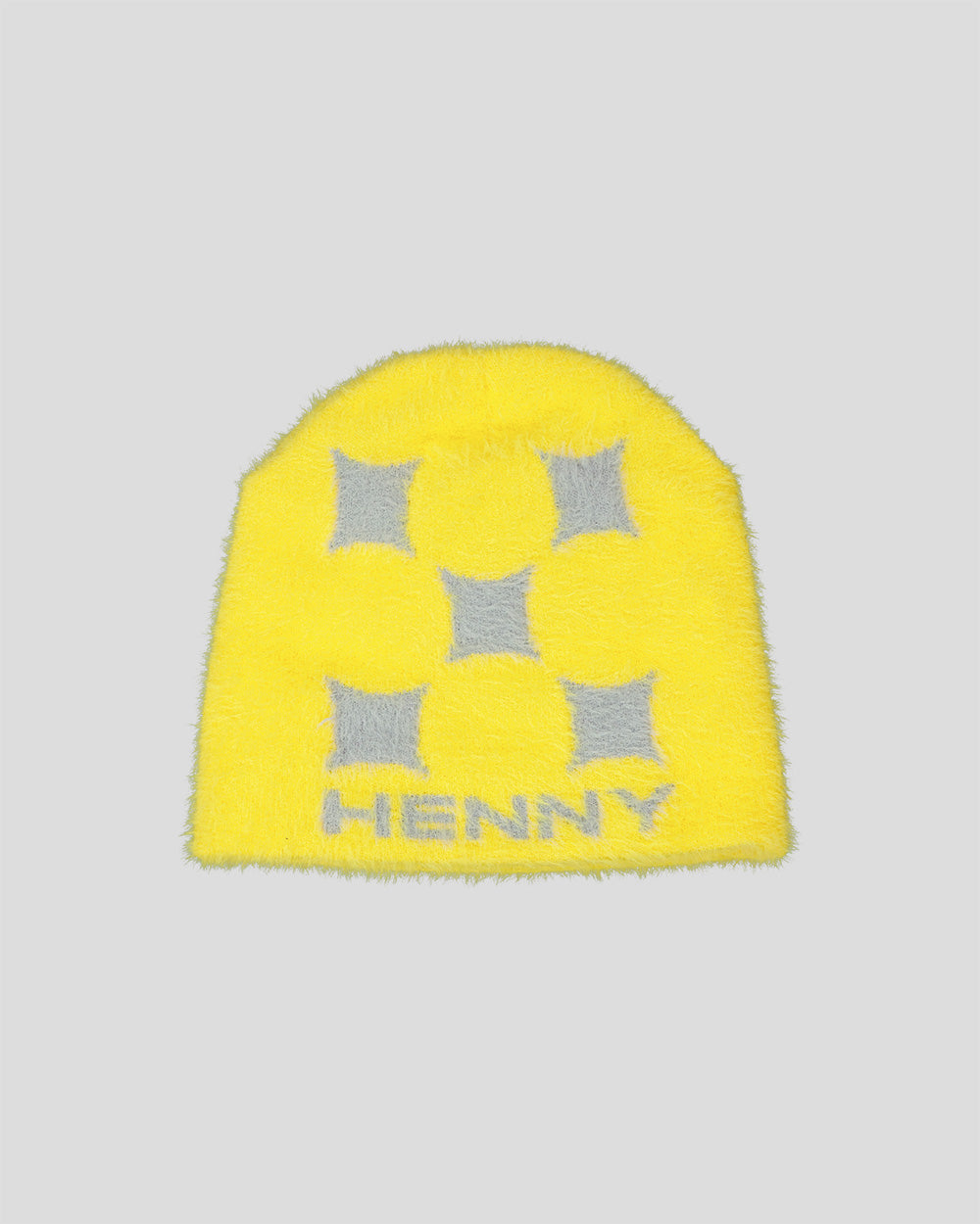 MOHAIR YELLOW BEANIE