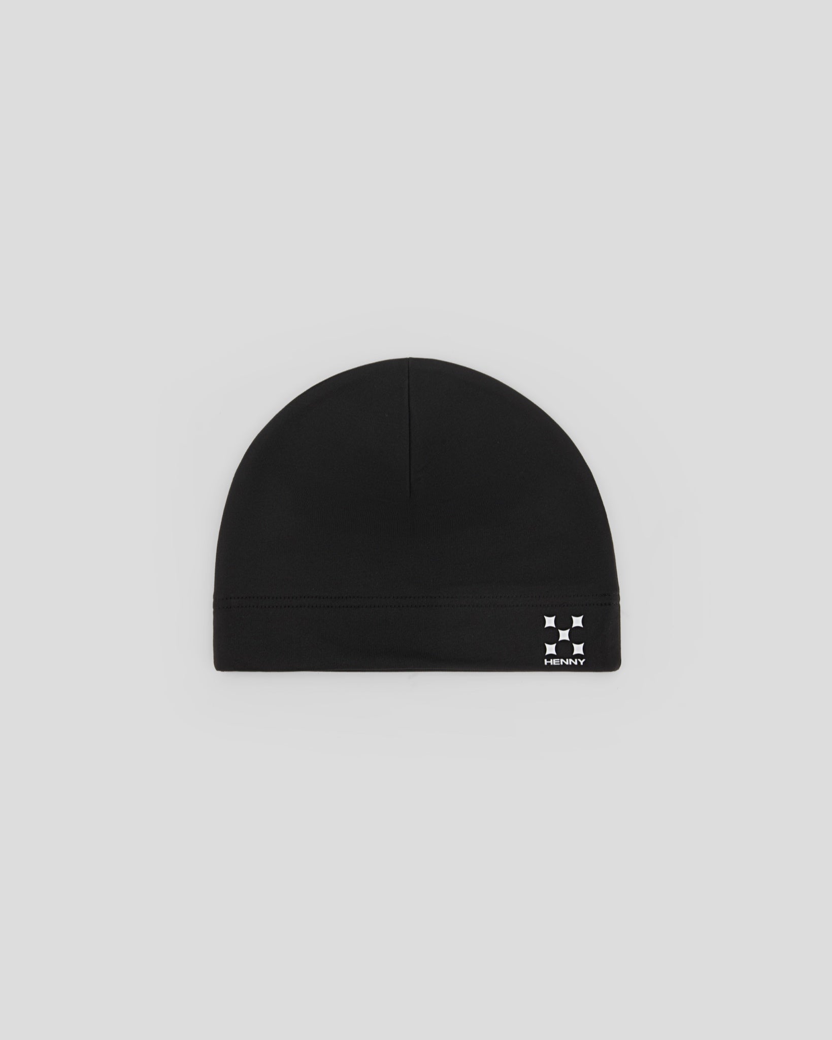 BLACK TECHNICAL BEANIE
