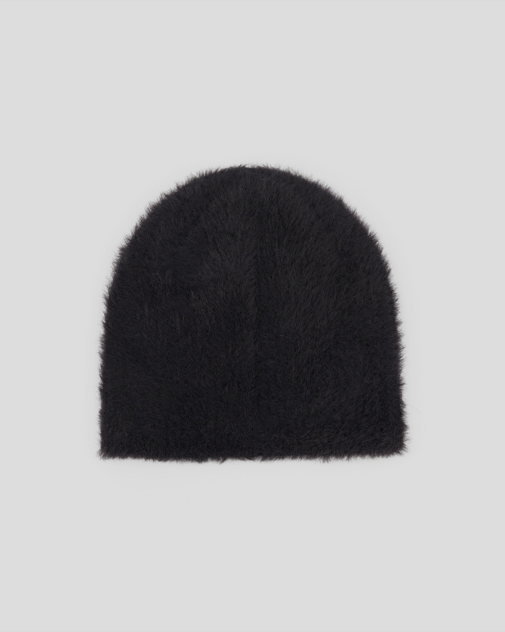 Black Minkhair Beanie