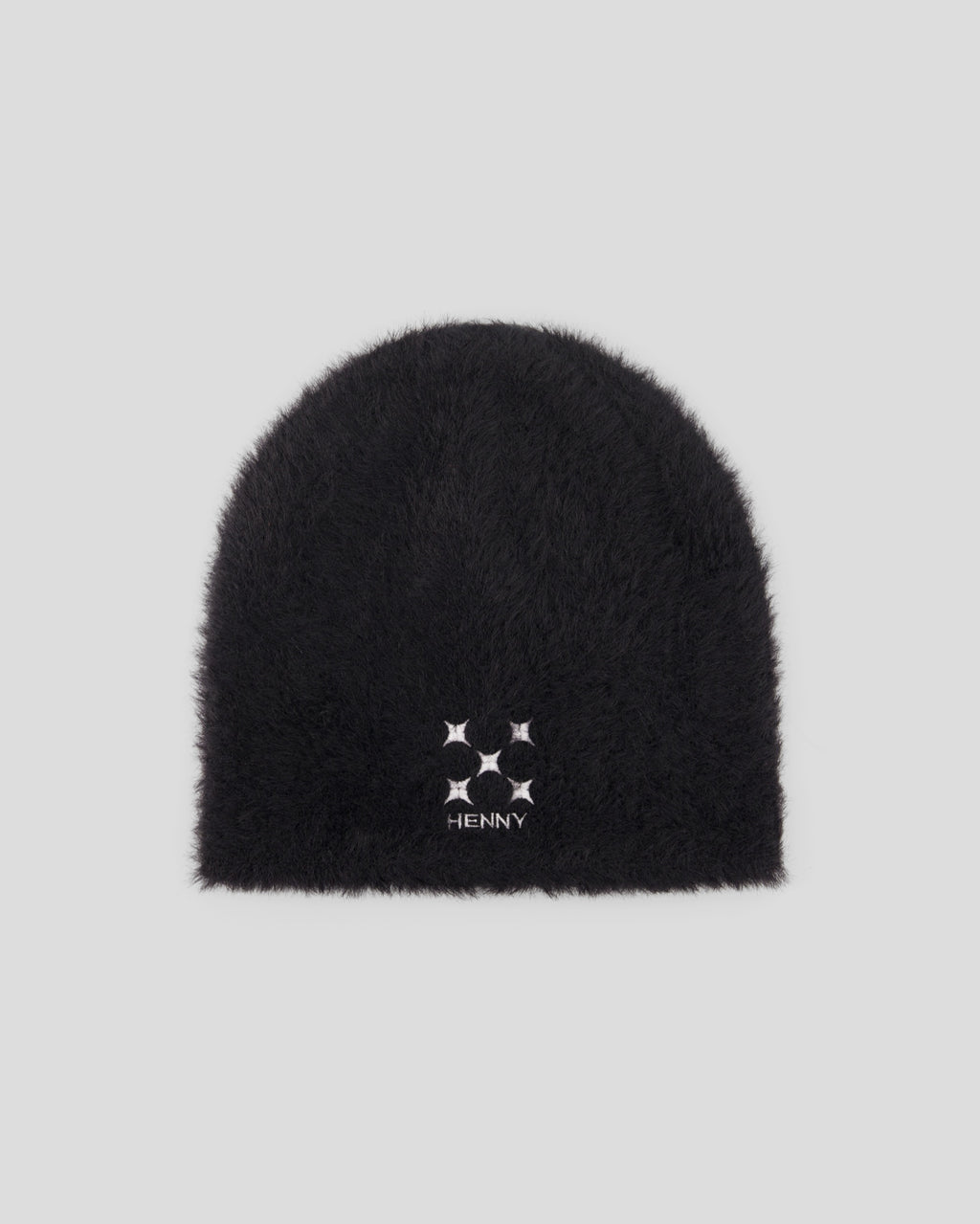 Black Minkhair Beanie