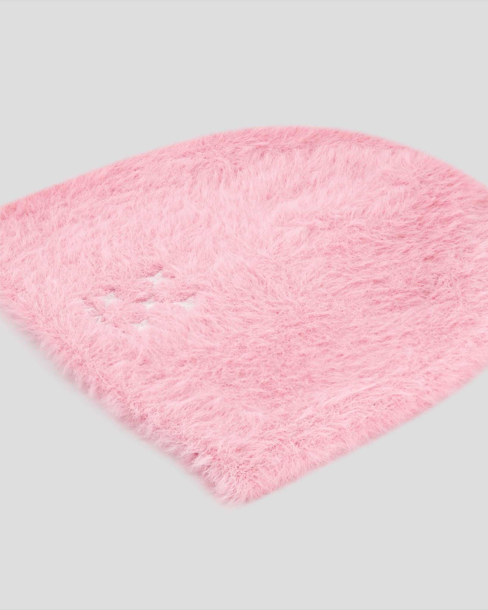Pink Minkhair Beanie