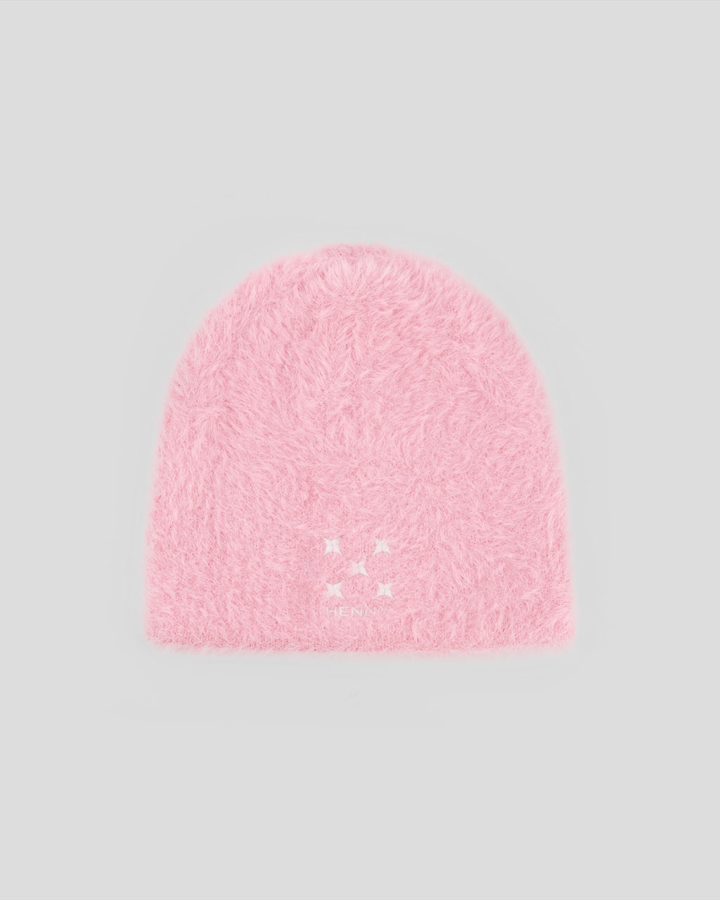Pink Minkhair Beanie
