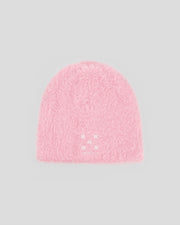 Pink Minkhair Beanie
