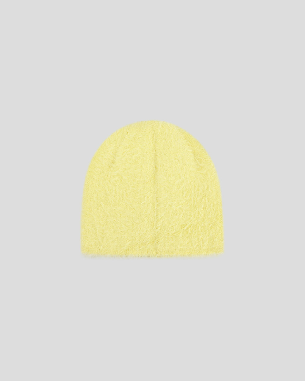 YELLOW MOHAIR BEANIE