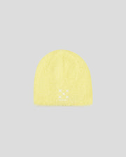 YELLOW MOHAIR BEANIE