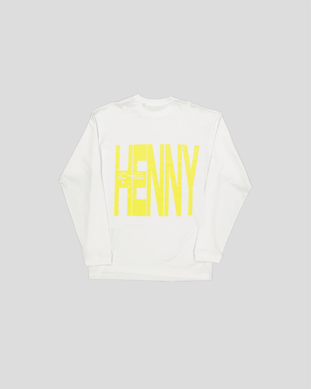 LONGSLEEVE HENNY LAUNCH EXCLUSIVE - WHITE