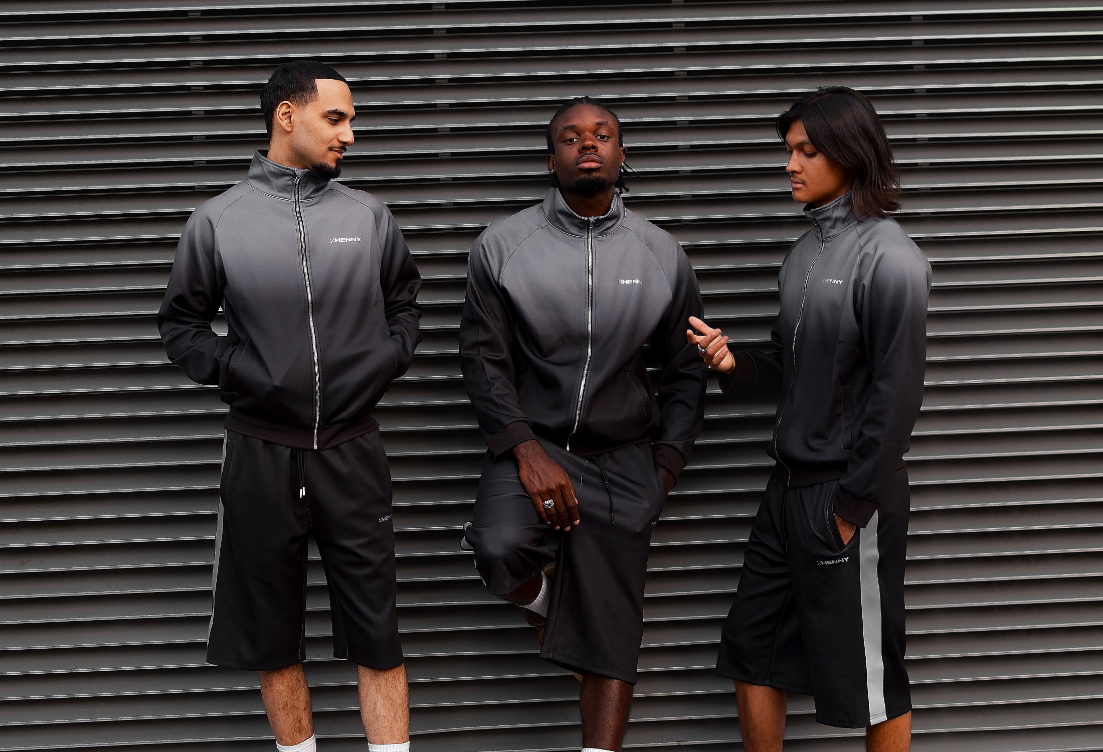 VESTE GRADIENT NOIR