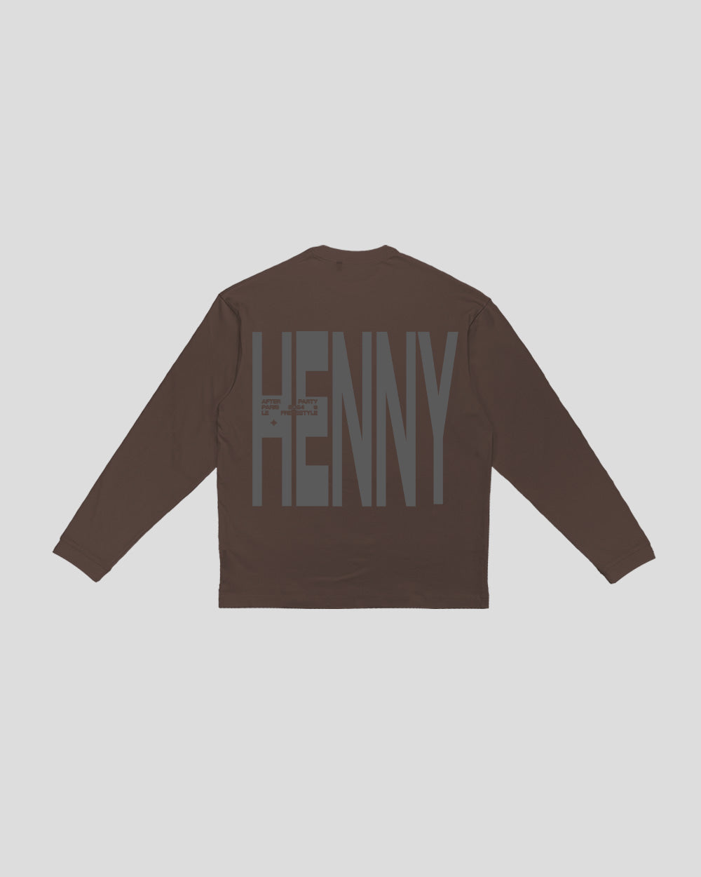 LONGSLEEVE HENNY LAUNCH EXCLUSIVE - BROWN