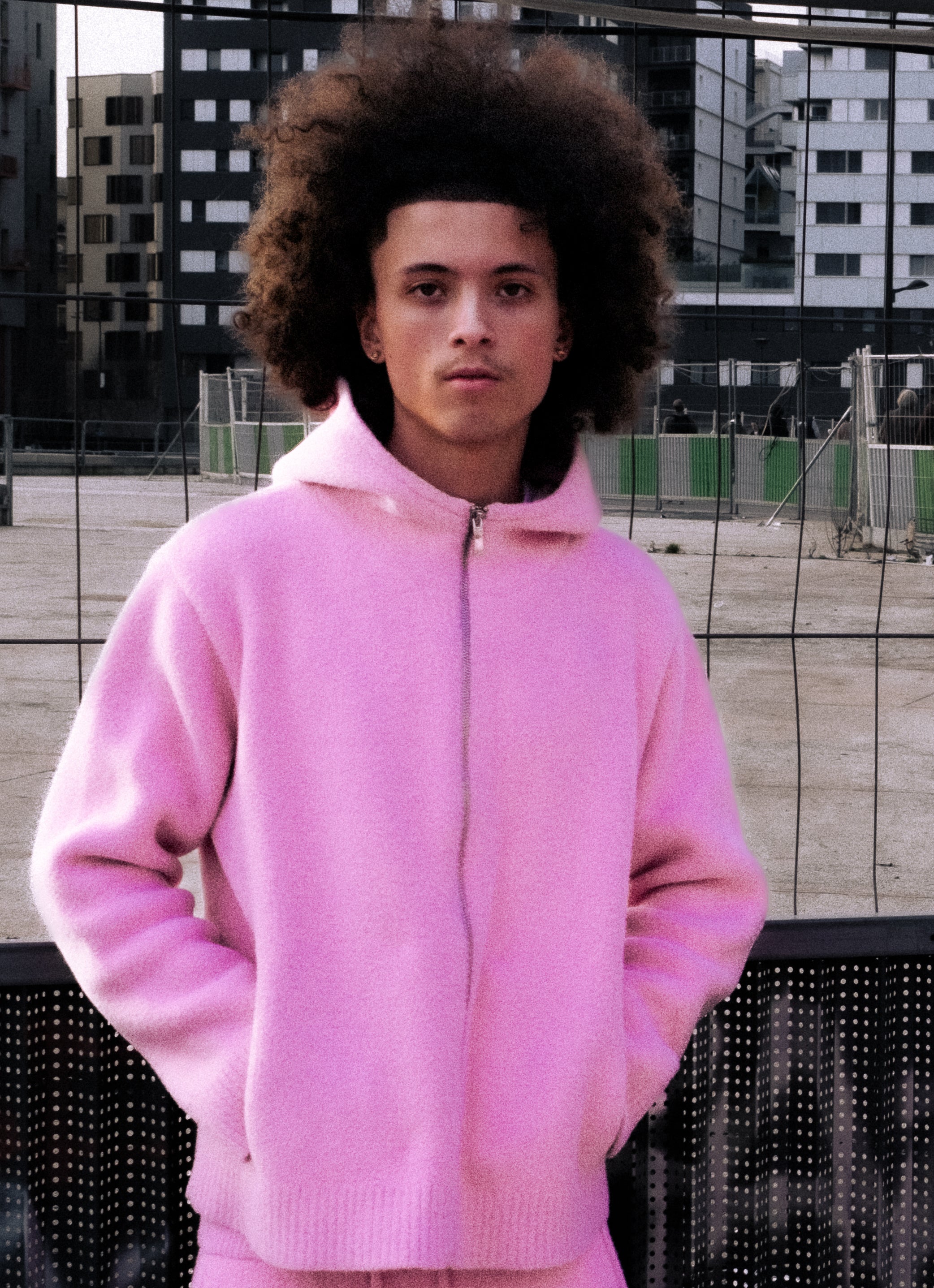PINK MOHAIR JACKET