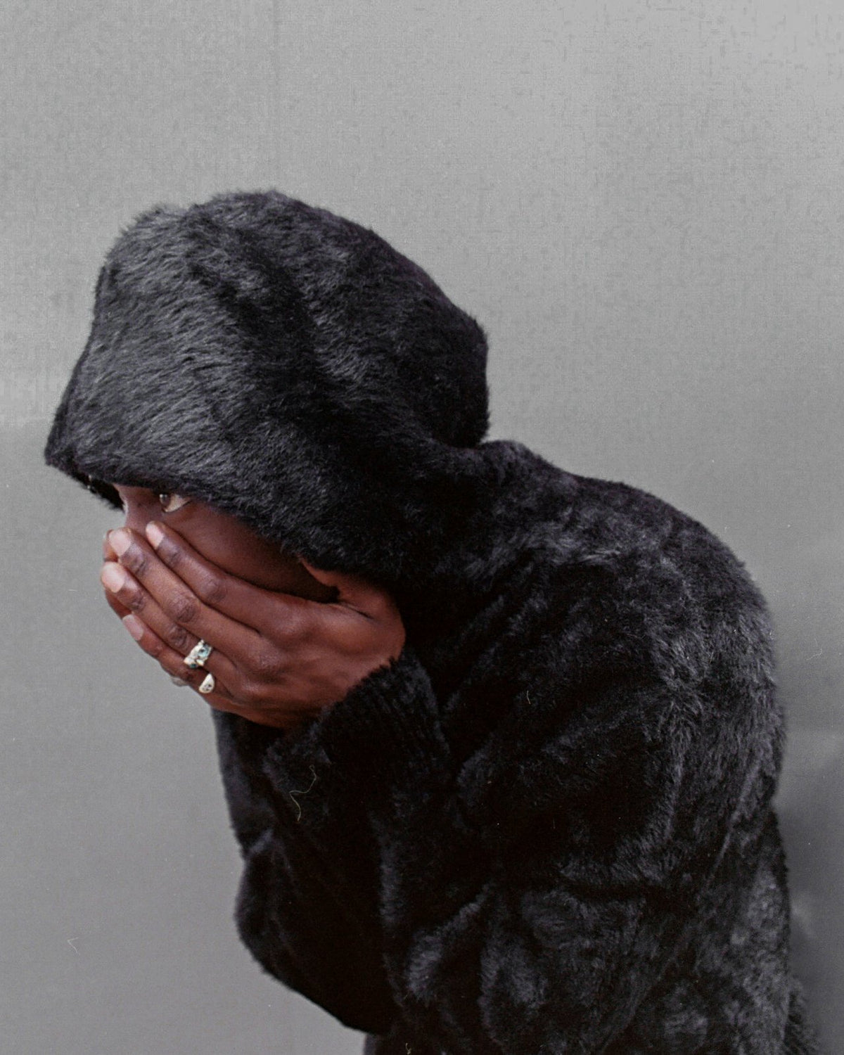 MOHAIR JACKET NOIR