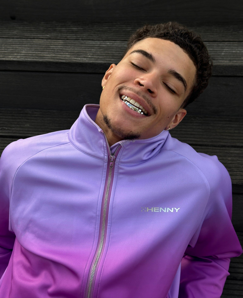 VESTE GRADIENT ROSE
