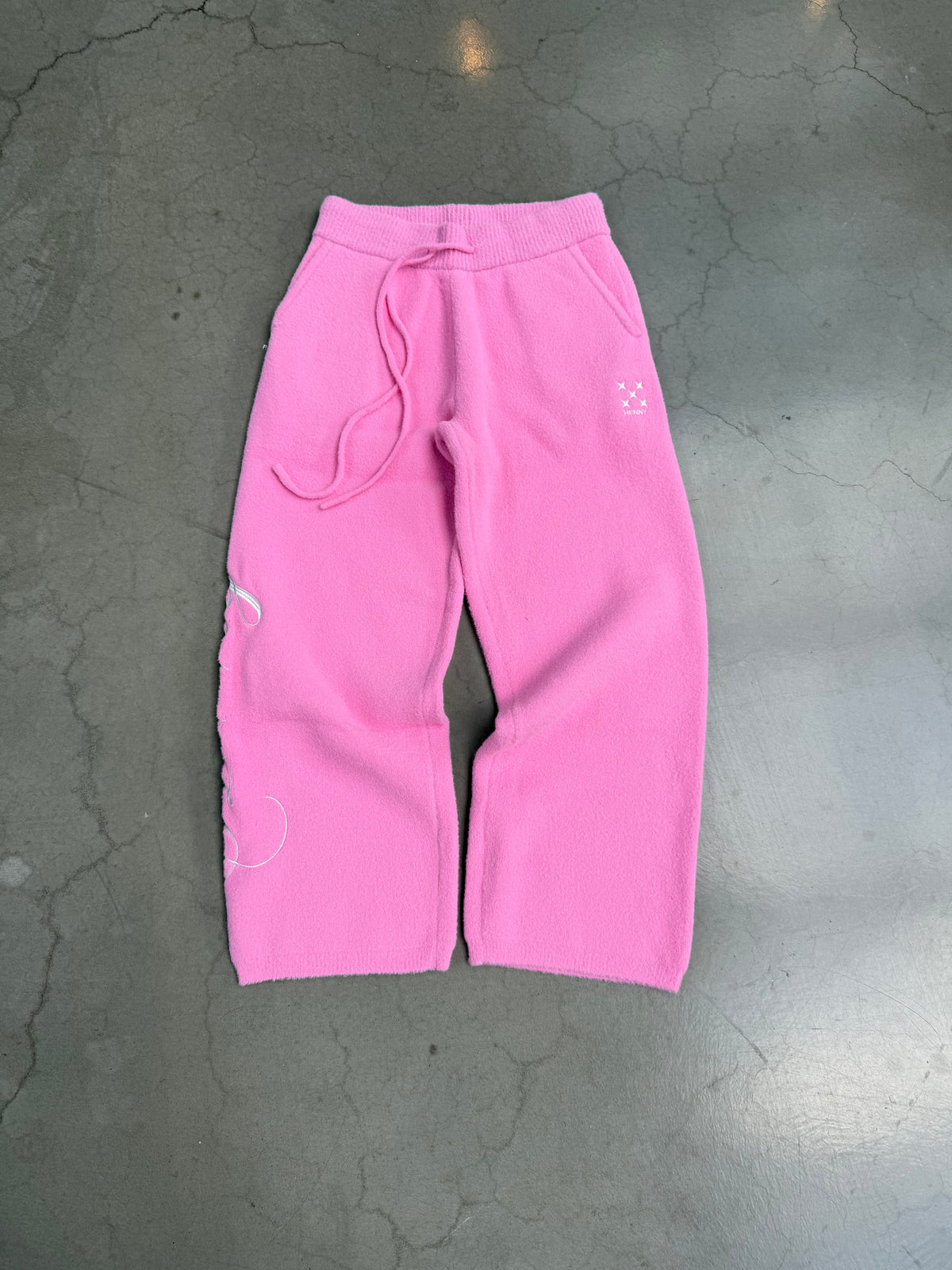 MOHAIR PANT ROSE