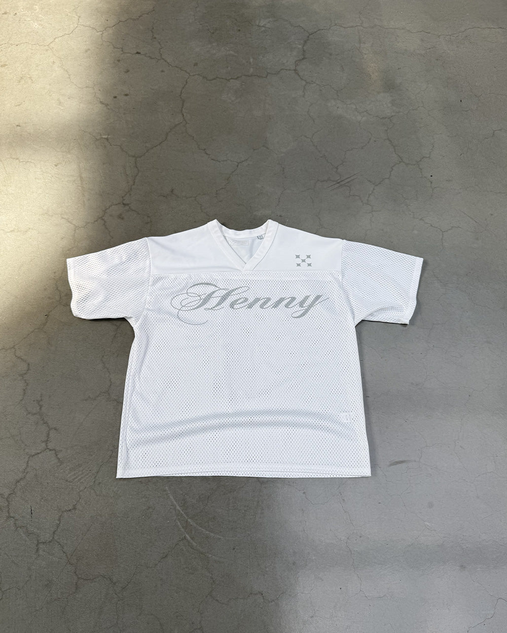 JERSEY SERIGRAPHIE BLANC - vue 2