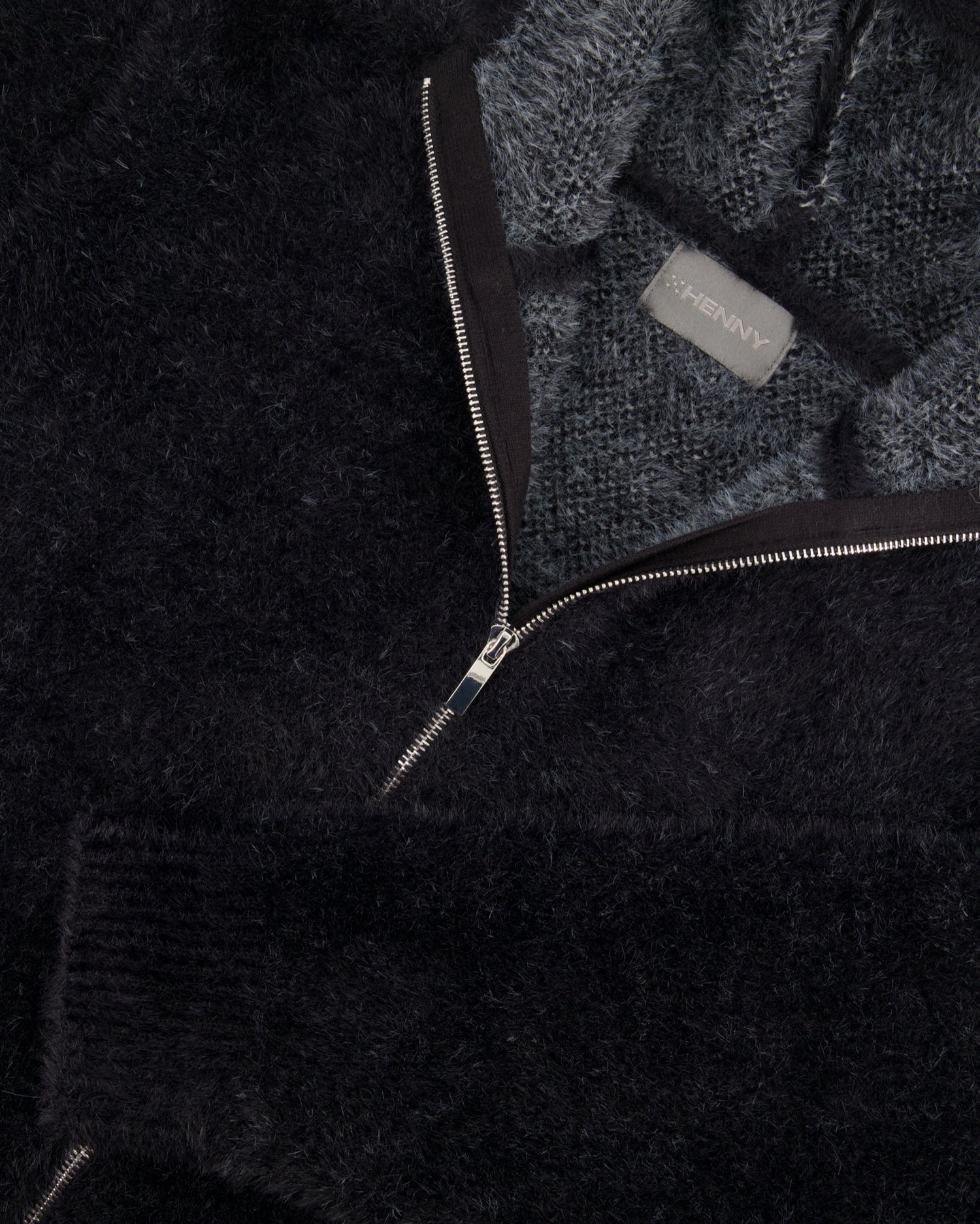 BLACK MOHAIR JACKET