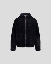 BLACK MOHAIR JACKET