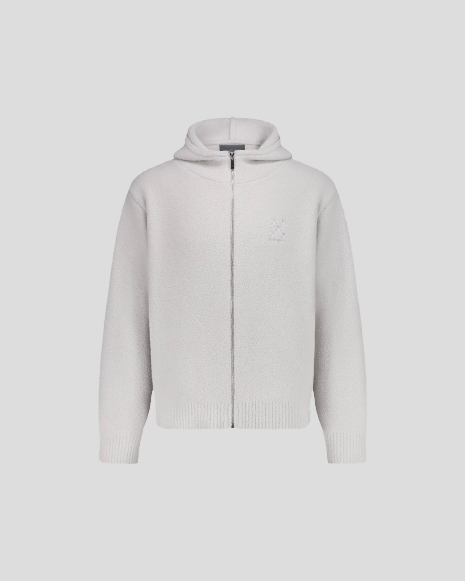 GREY MOHAIR JACKET