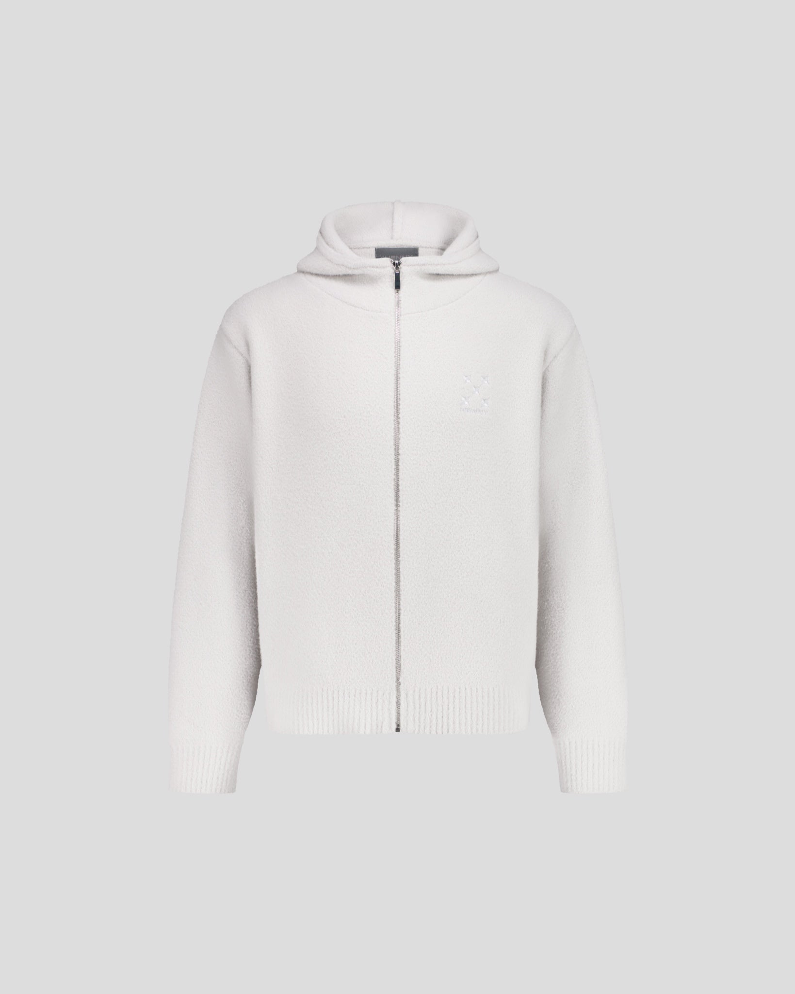 Grey Minkhair Jacket