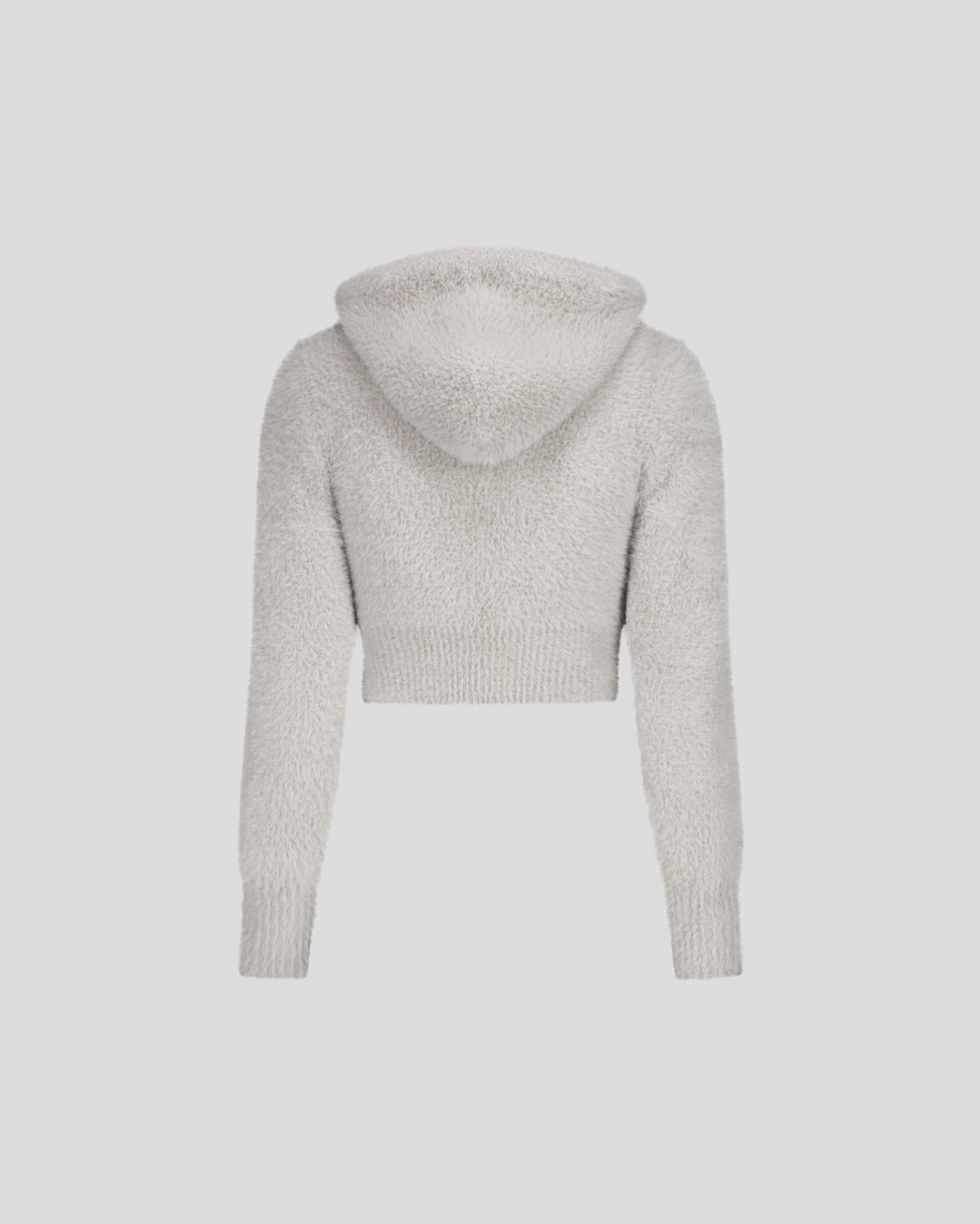 Minkhair Grey Jacket Short Women
