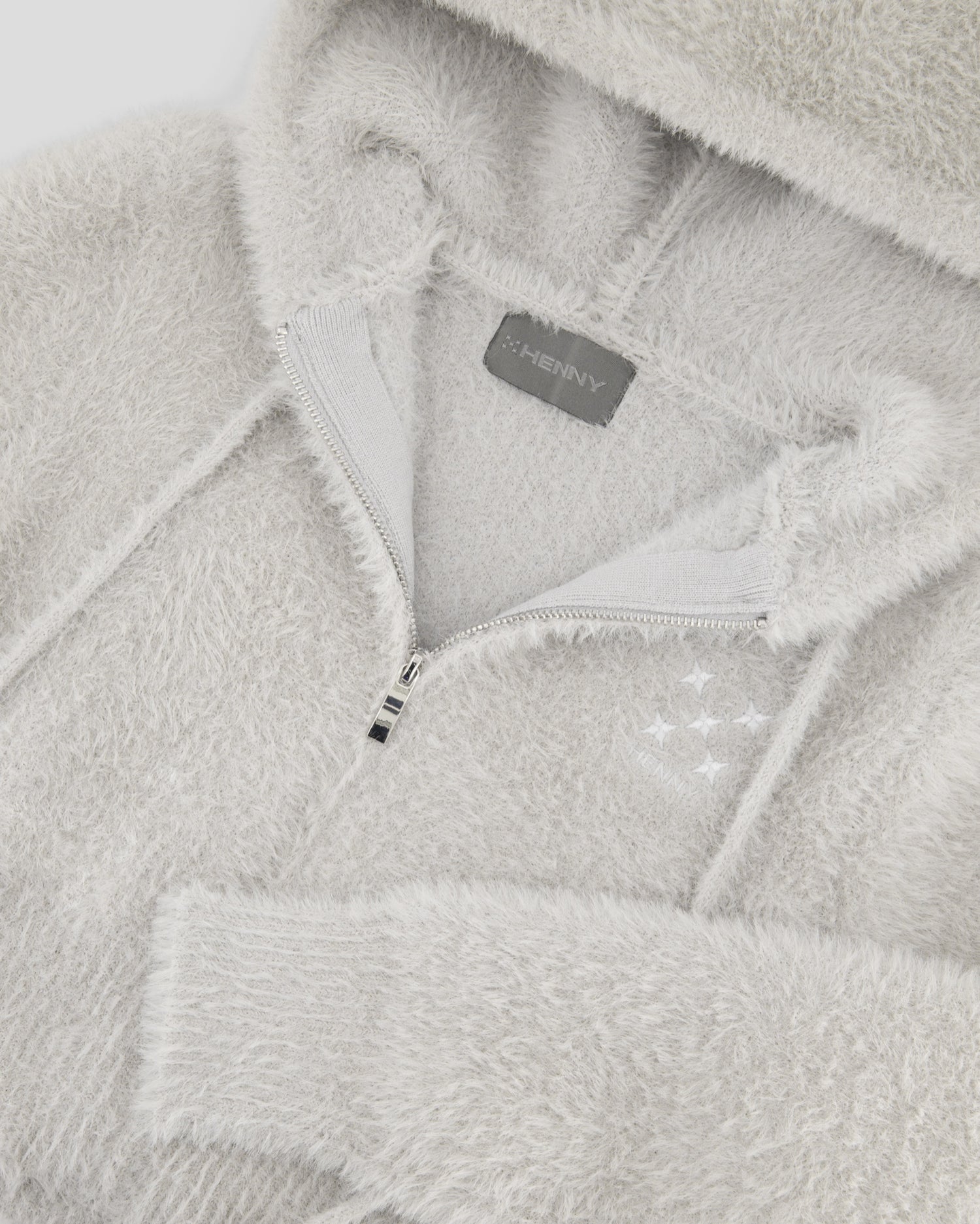 SXY MOHAIR JACKET GRIS - vue 3