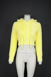 Minkhair Yellow Jacket Short Women