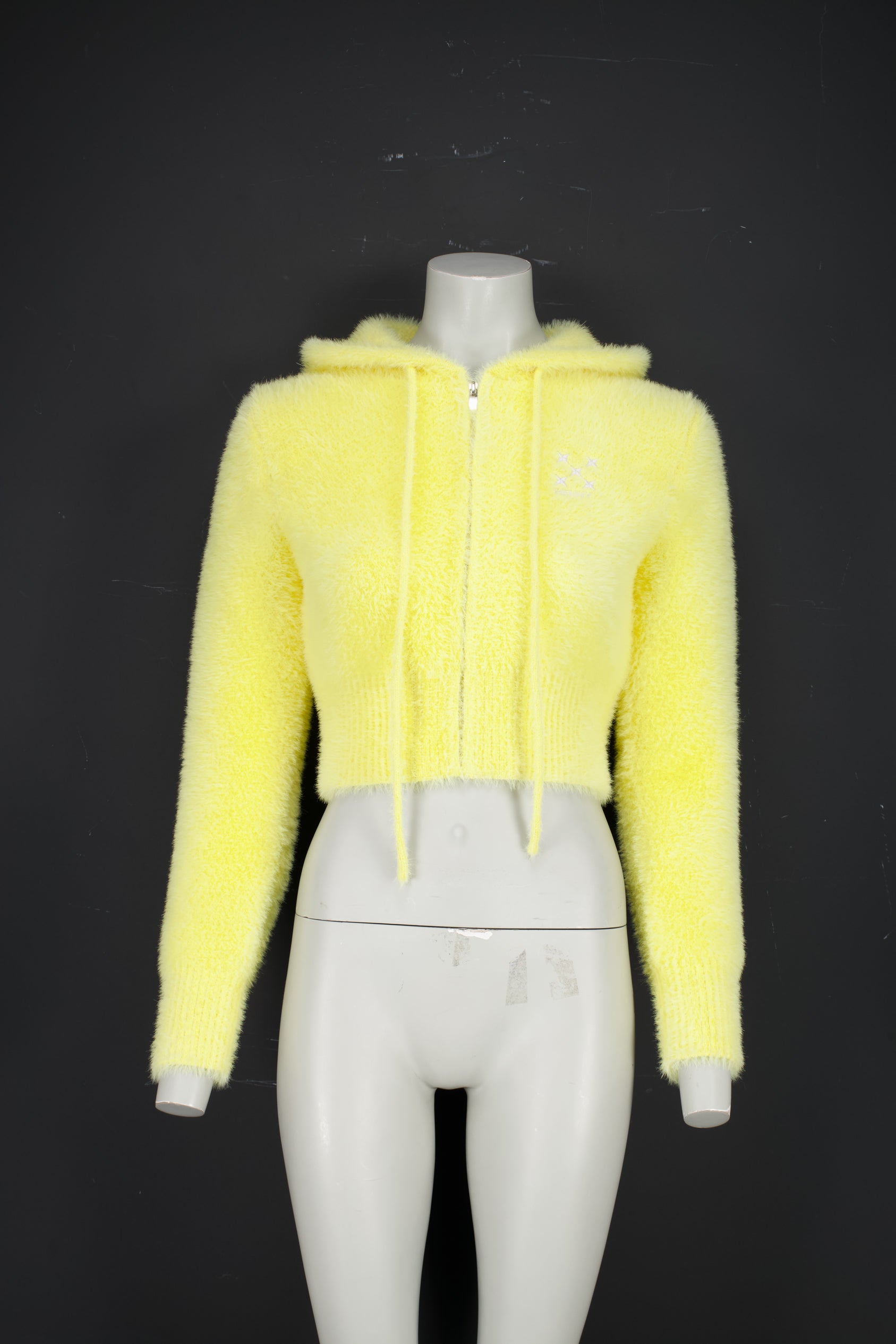Minkhair Yellow Jacket Short Women