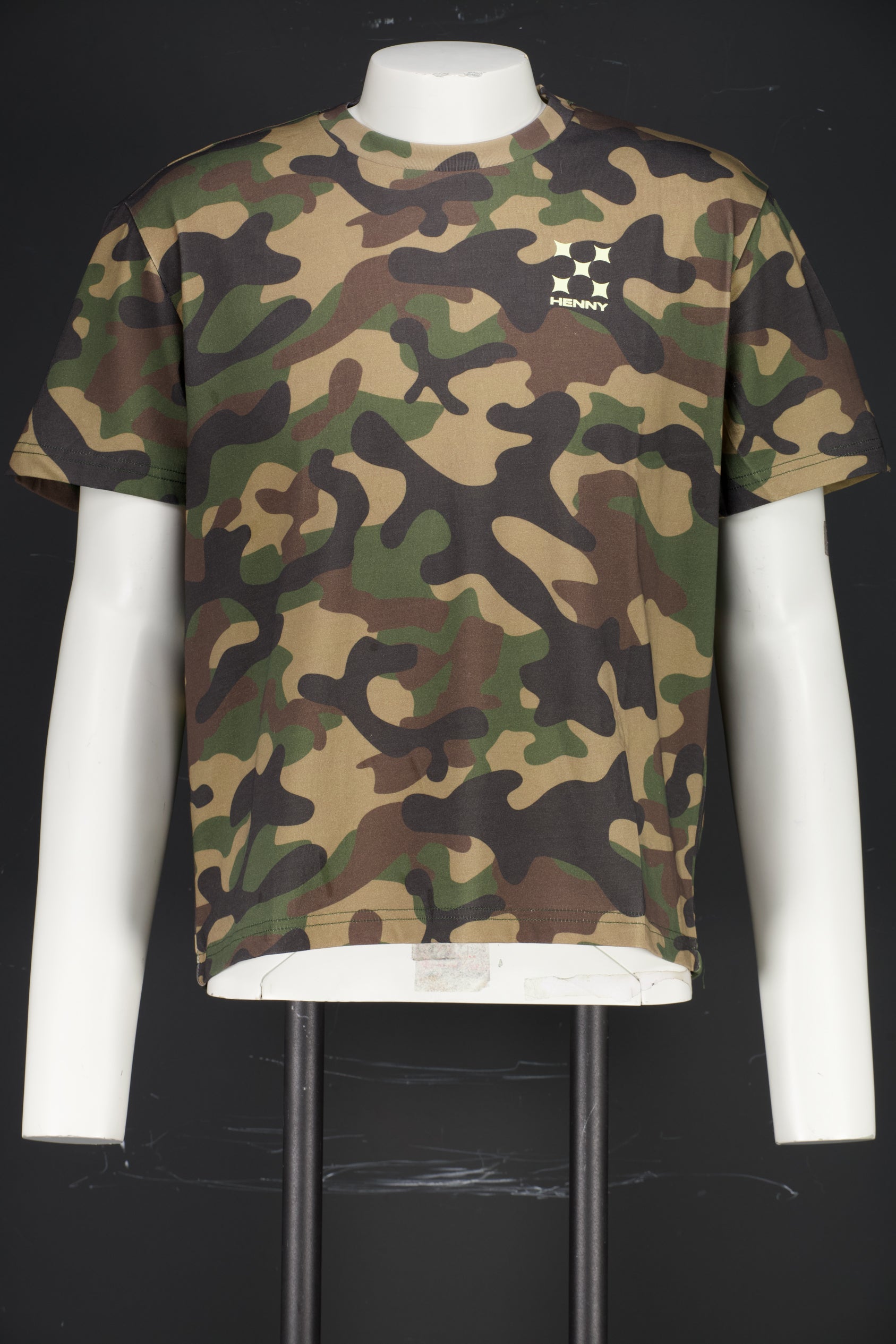Camo Cotton Short-Sleeved Tee