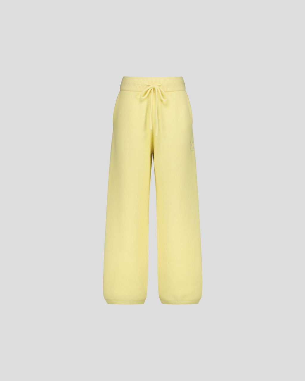 YELLOW MOHAIR PANTS