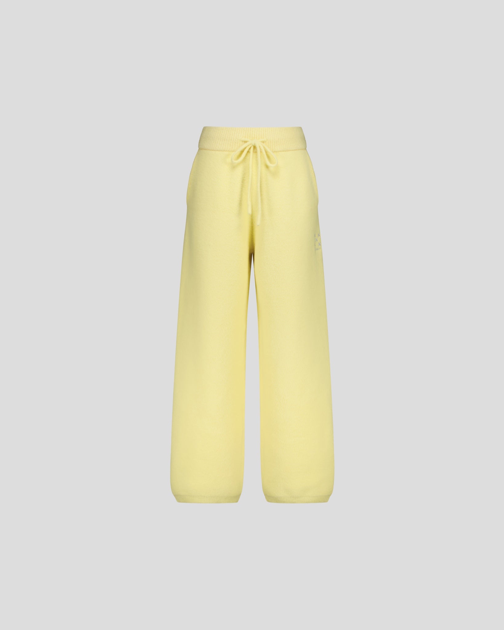 YELLOW MOHAIR PANTS