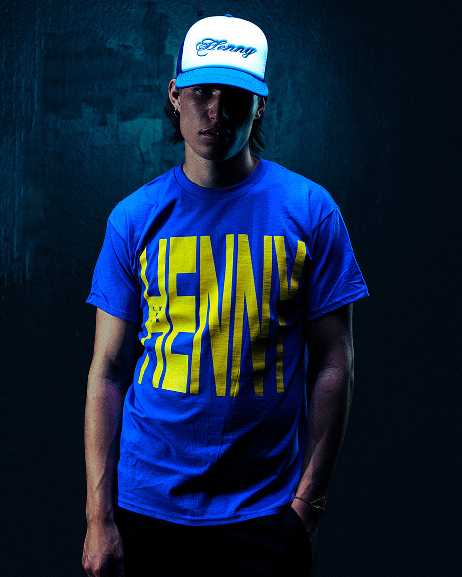 BASIC TEE BLEU