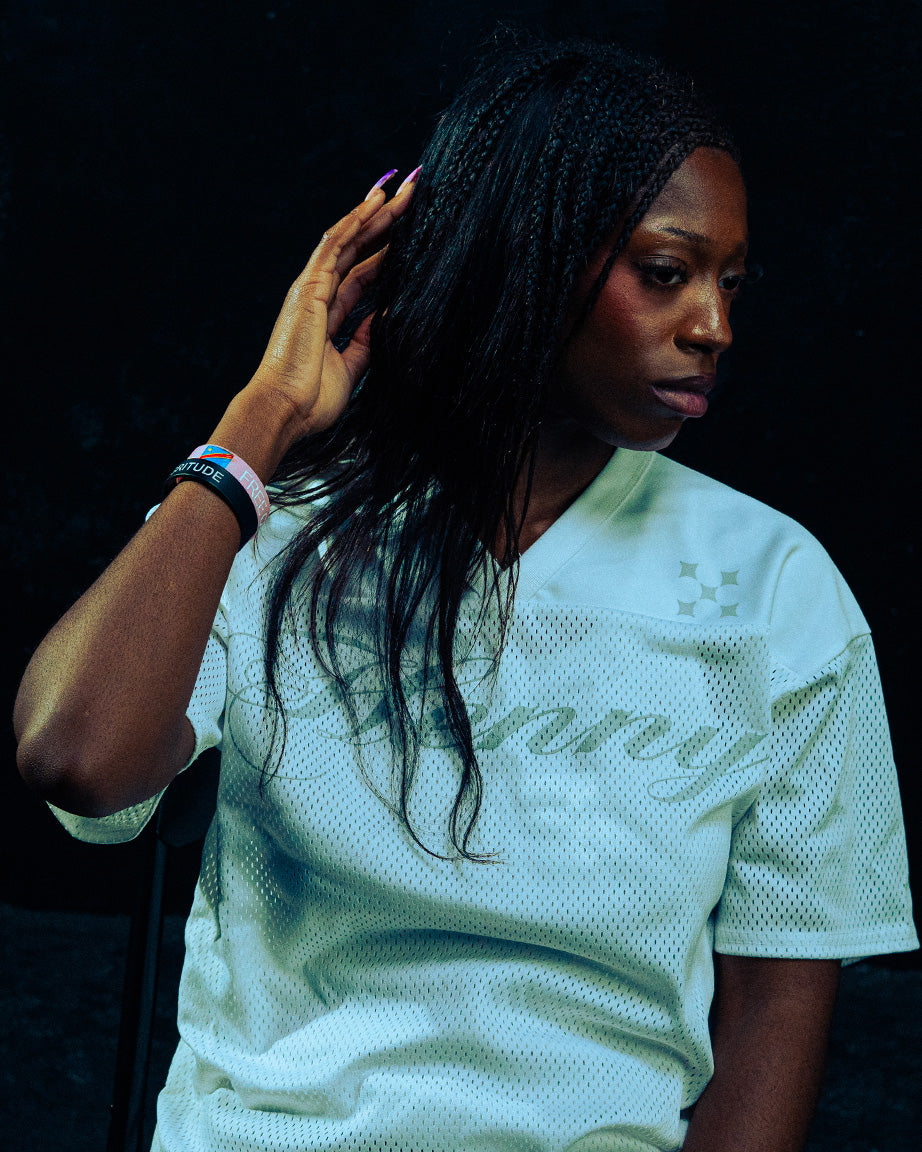 JERSEY SERIGRAPHIE BLANC