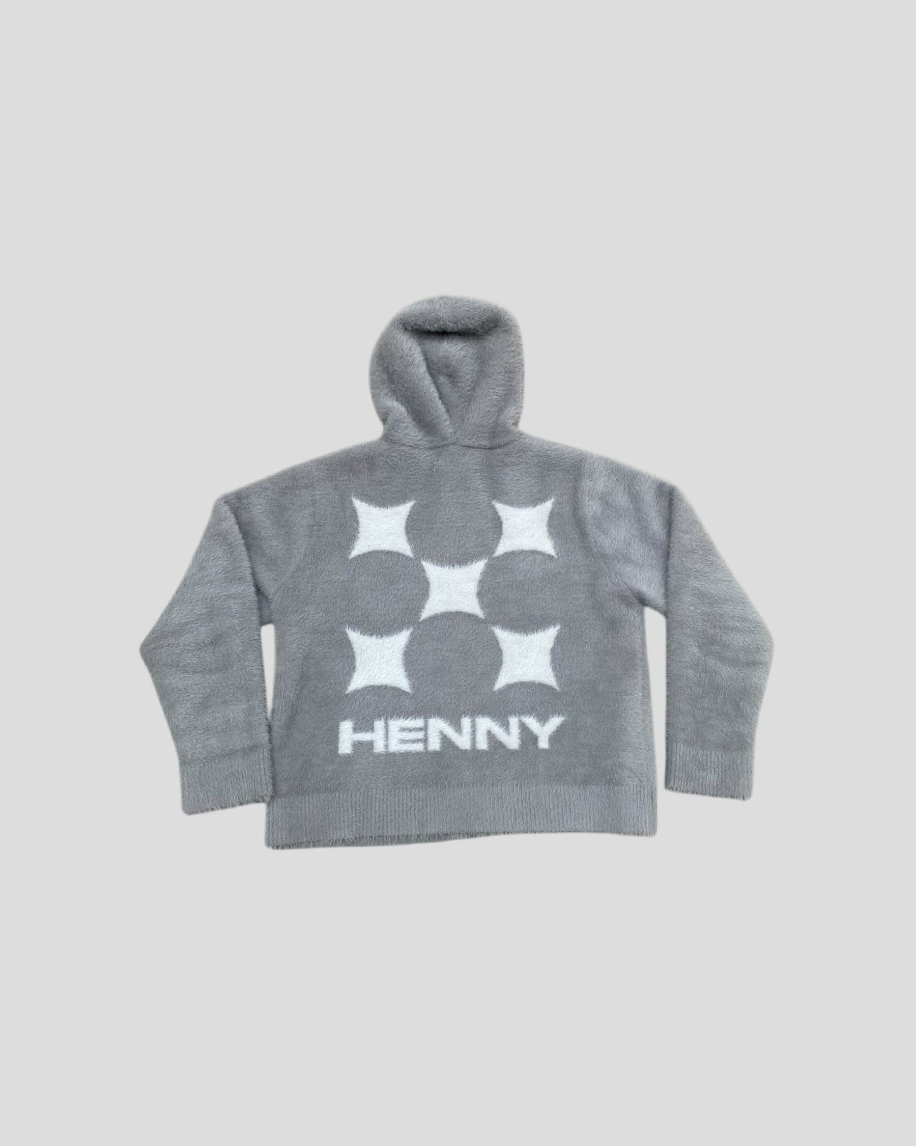 Grey Minkhair Jacket