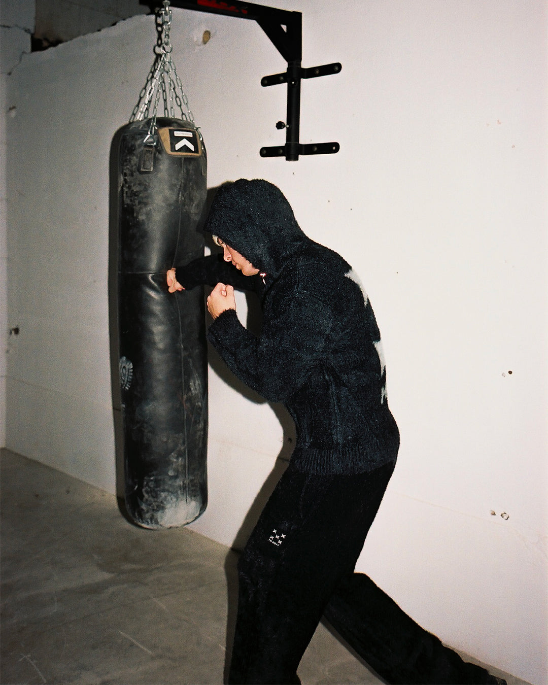 BLACK MOHAIR JACKET