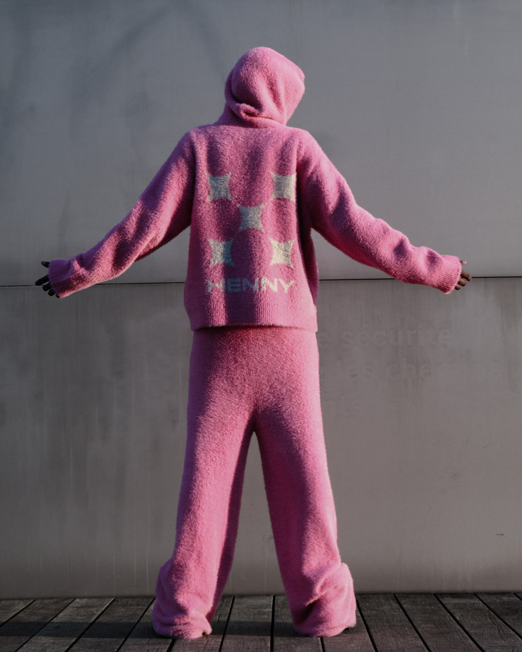 Pink Minkhair Pant