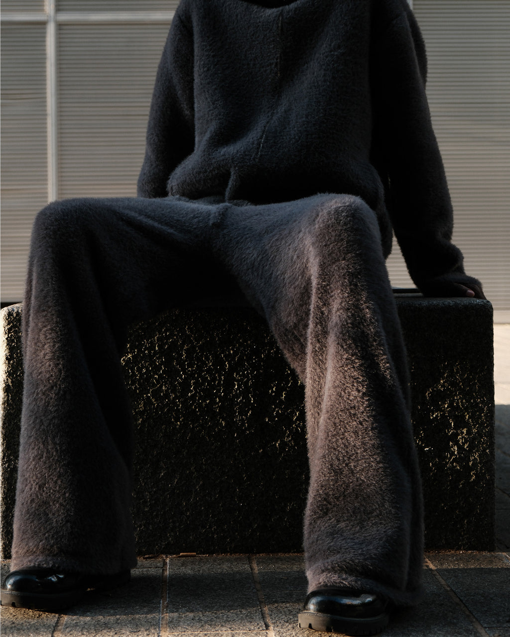 Black Minkhair Jacket