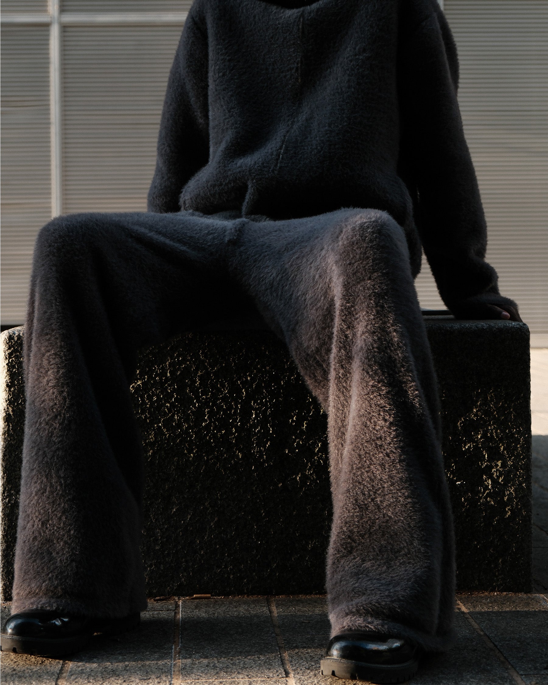 Black Minkhair Jacket