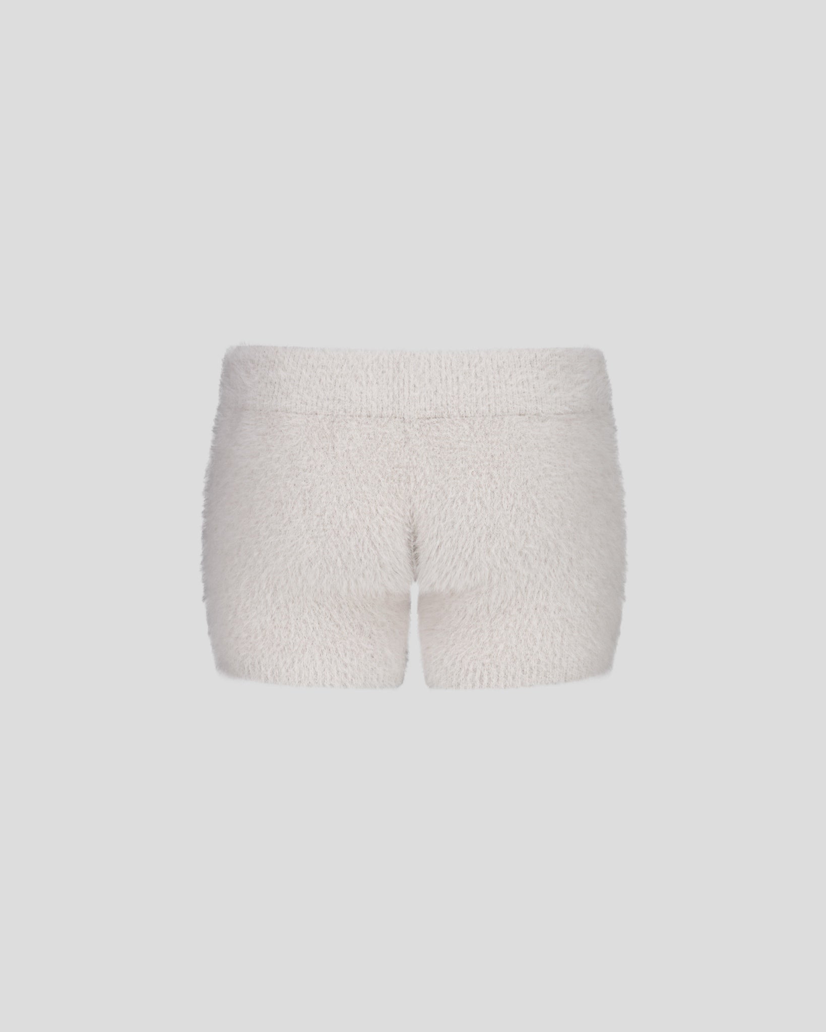 SXY MOHAIR SHORTS GREY