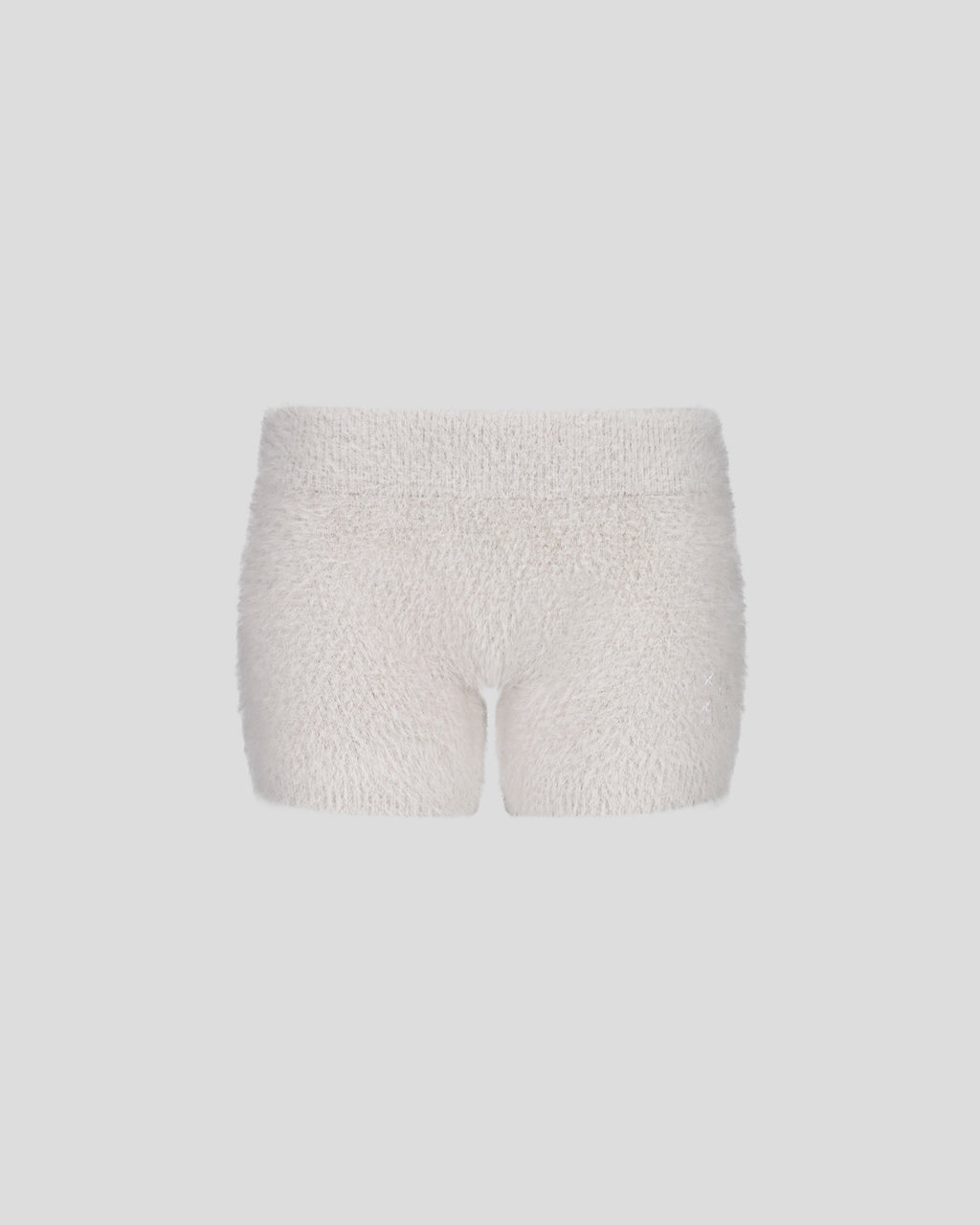 SXY MOHAIR SHORTS GREY