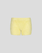 SXY MOHAIR YELLOW SHORTS