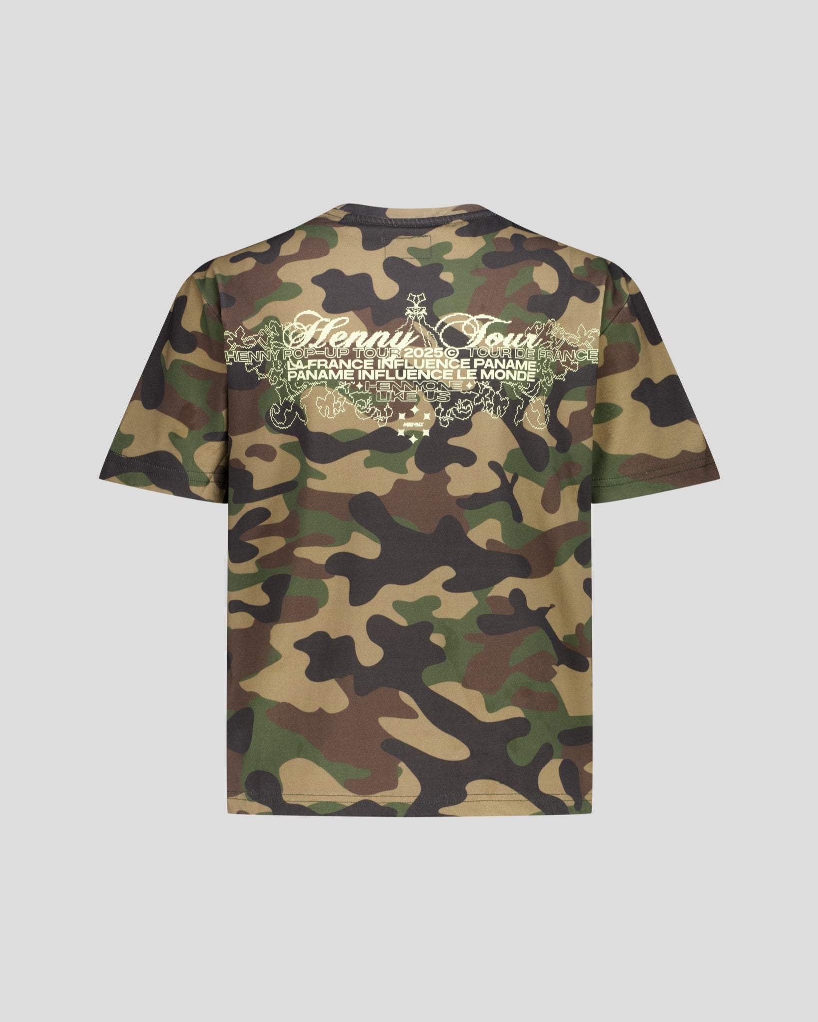 Camo Cotton Short-Sleeved Tee