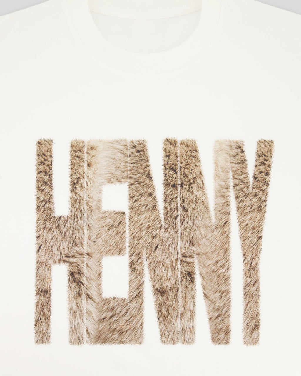 "FUR" WHITE T-SHIRT
