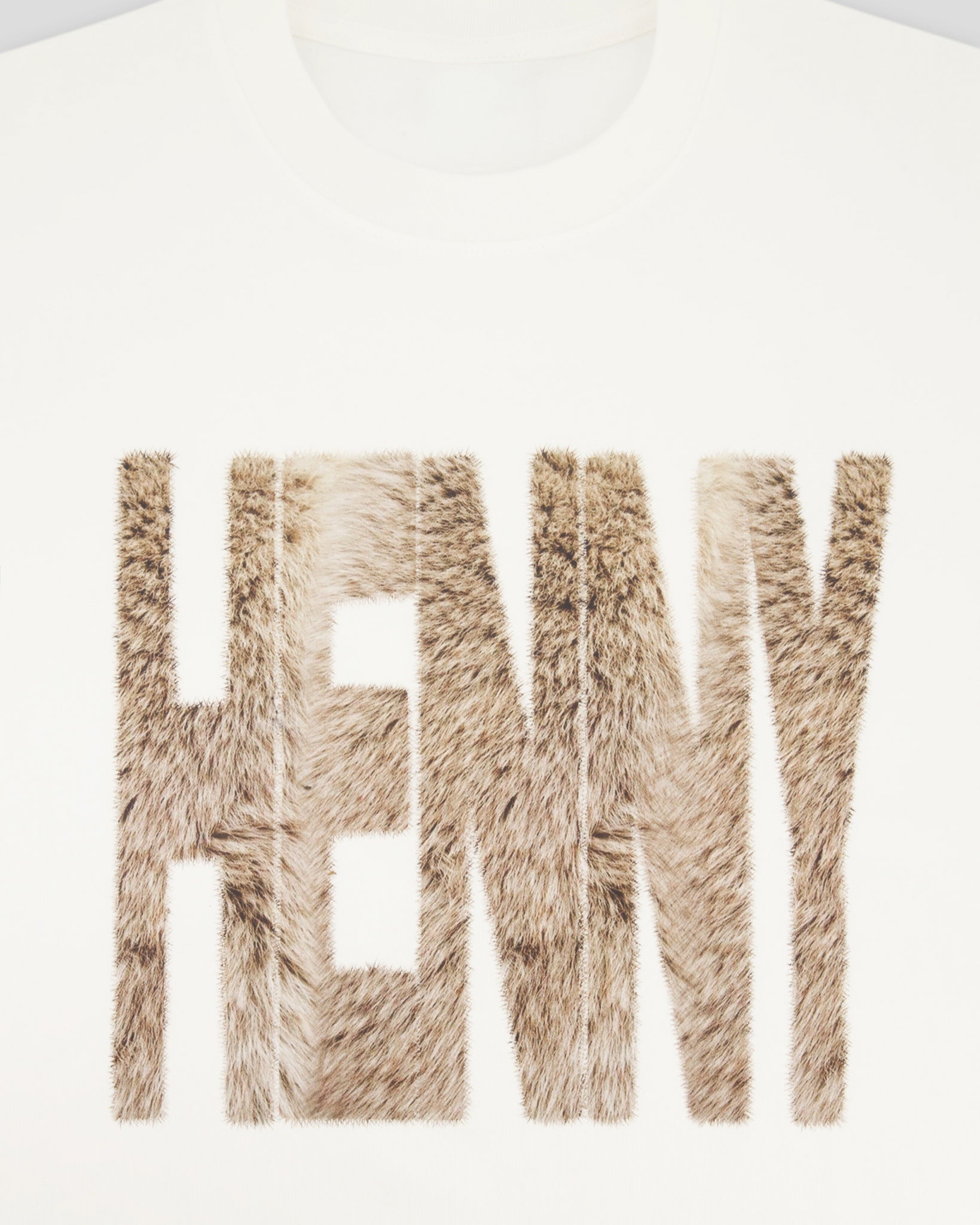 "FUR" WHITE T-SHIRT