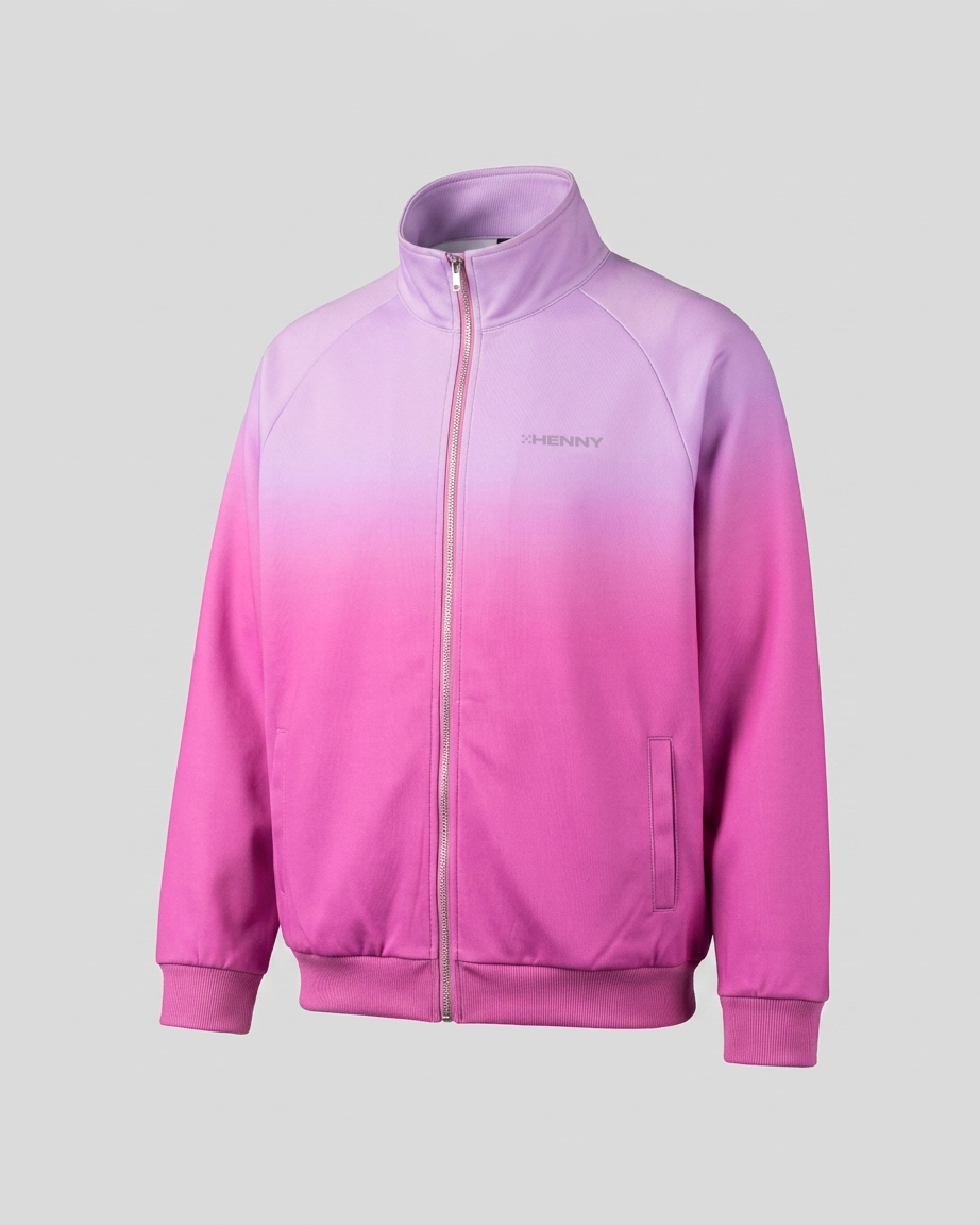 VESTE GRADIENT ROSE