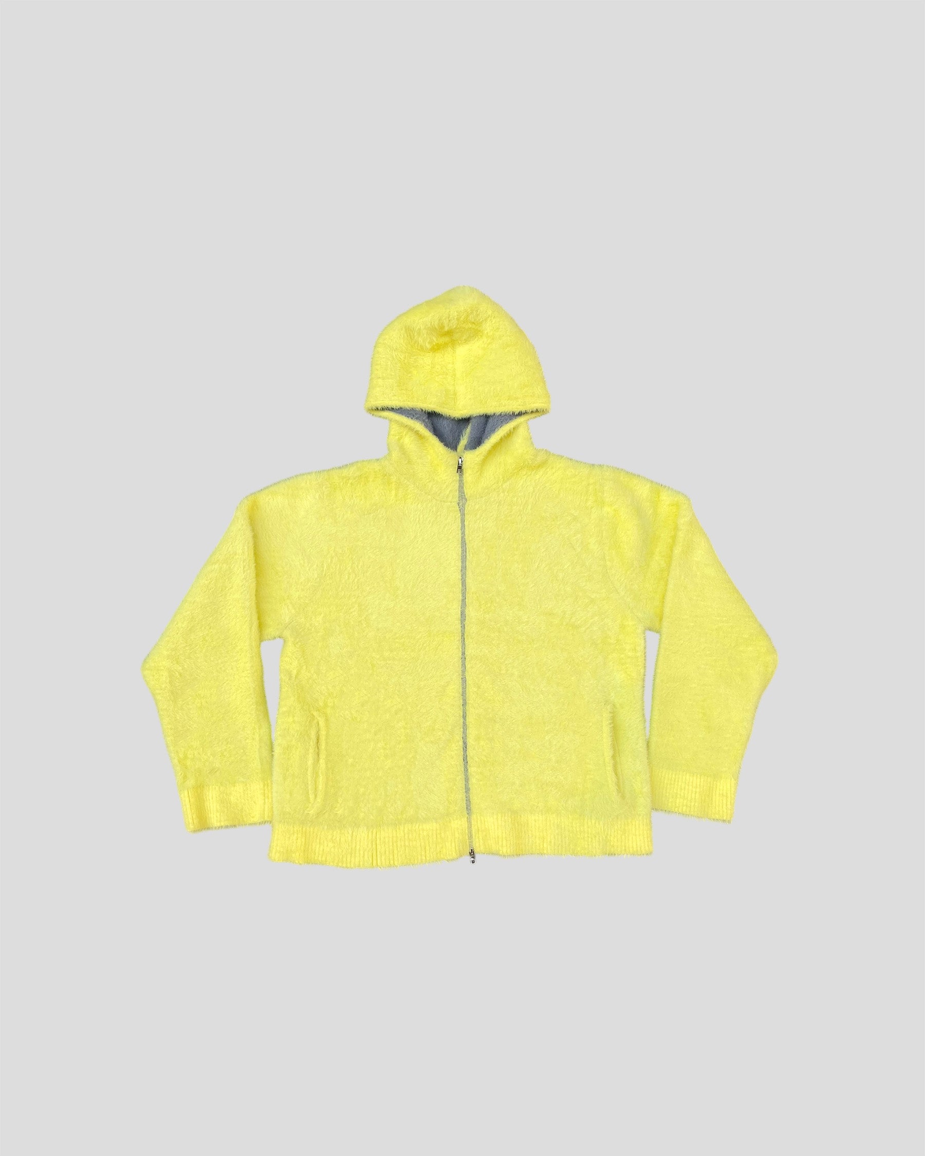 Yellow Minkhair Jacket
