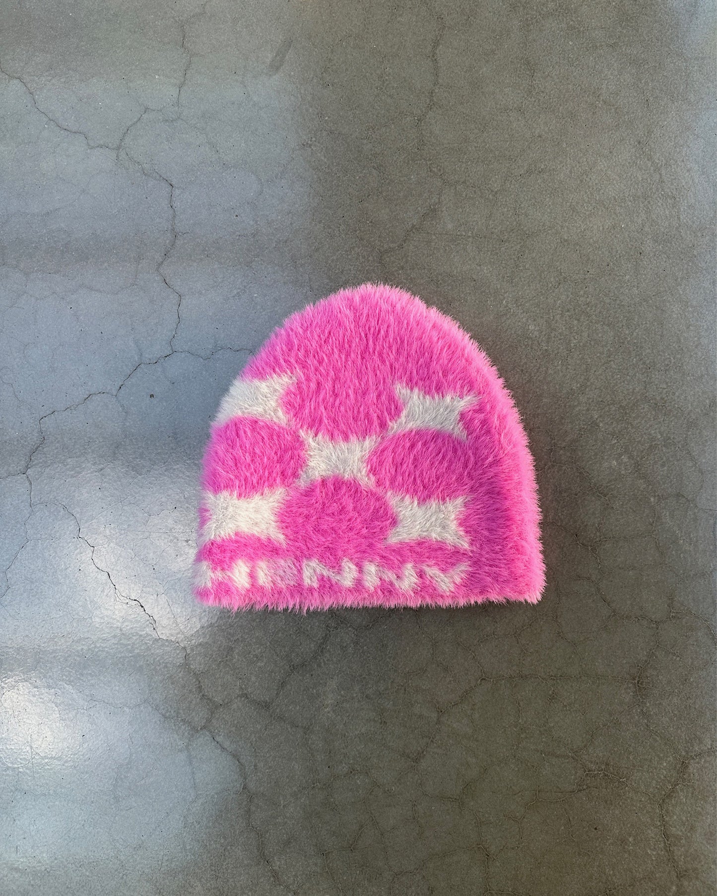 MOHAIR PINK BEANIE DELUXE