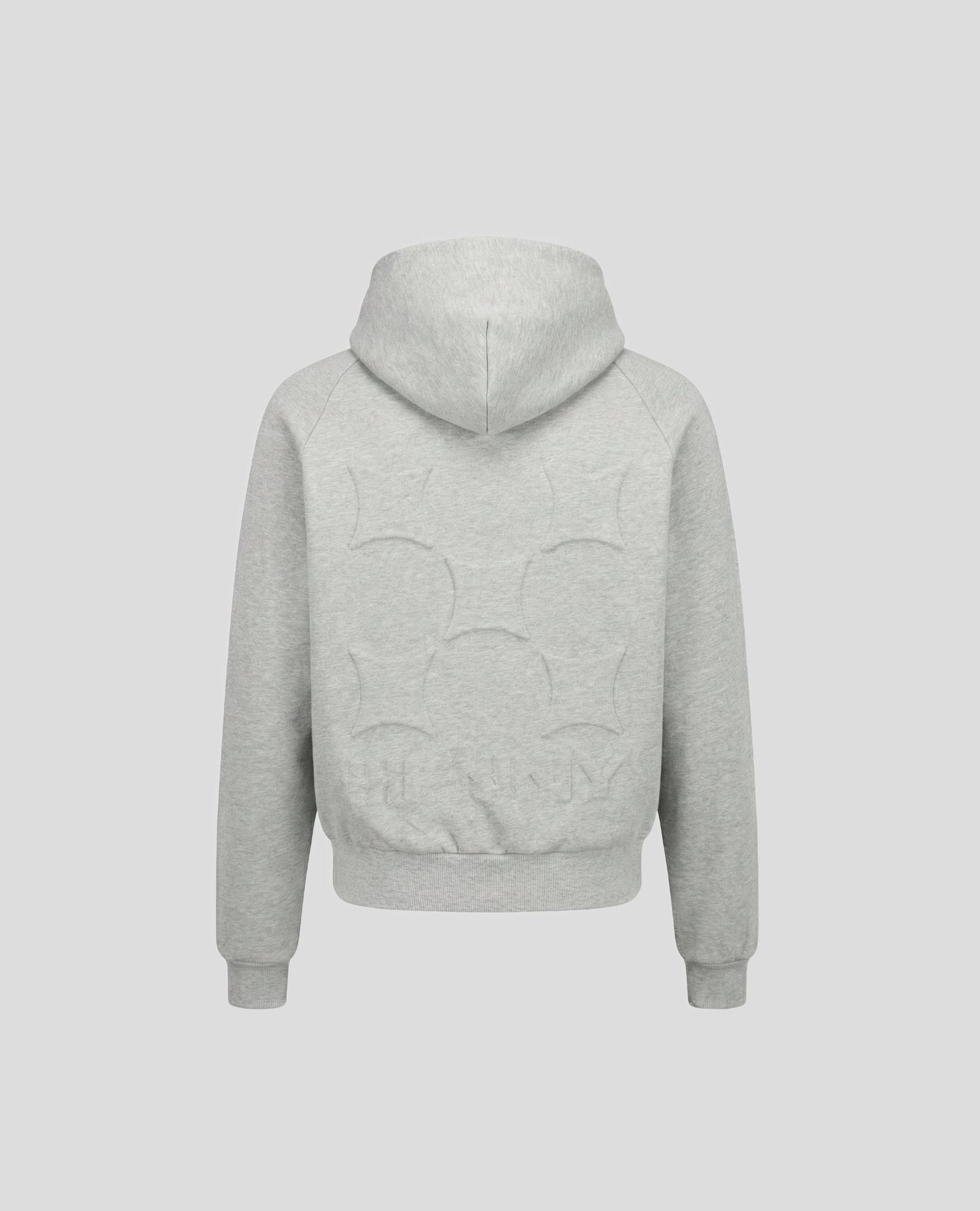 HOODIE EMBOSSE GRIS - vue 3