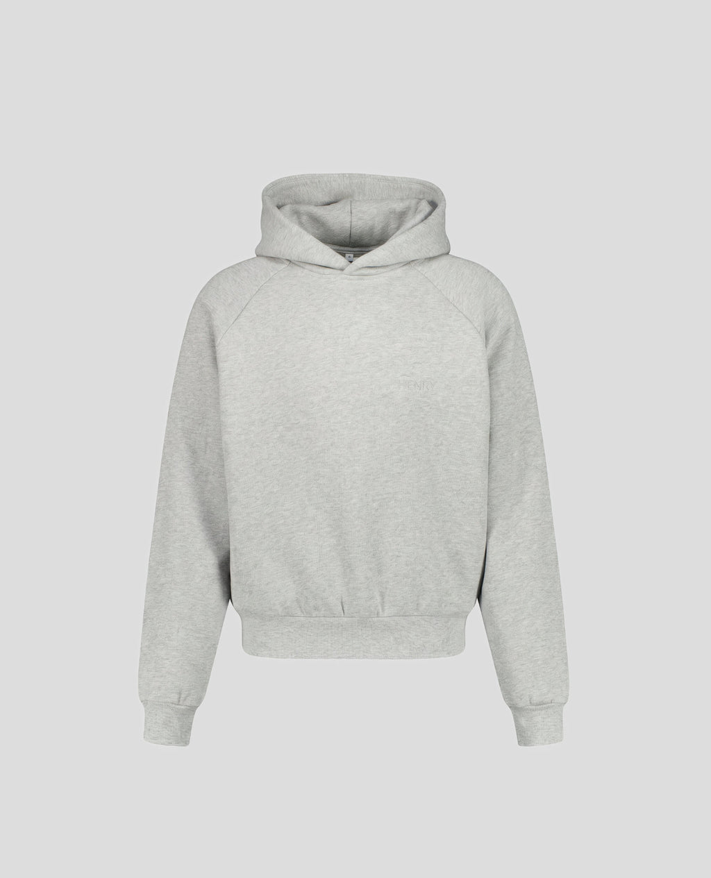 GREY EMBOSSED HOODIE