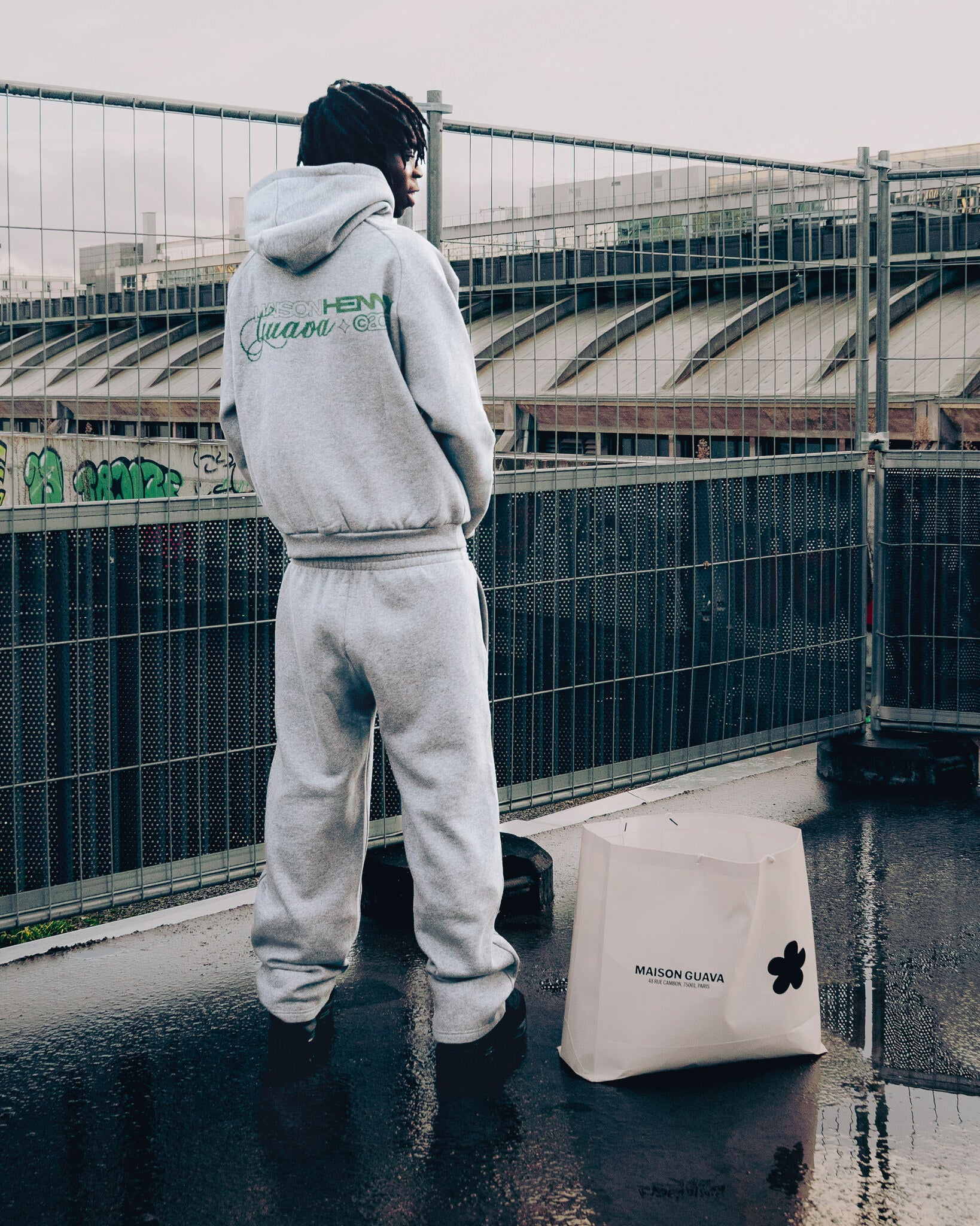 PANTALON HENNY X GUAVA GRIS