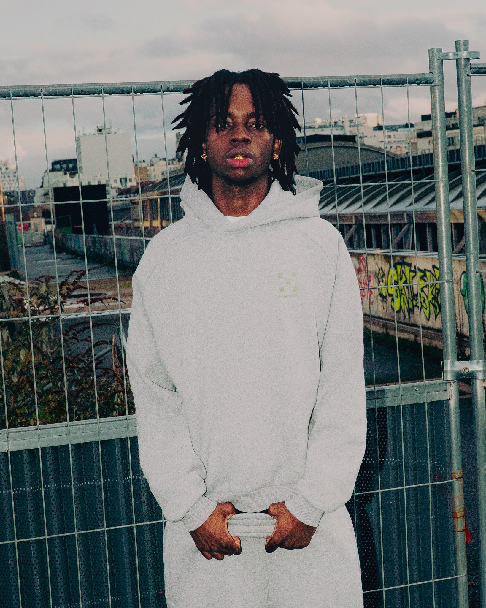 HOODIE HENNY X GUAVA GRIS